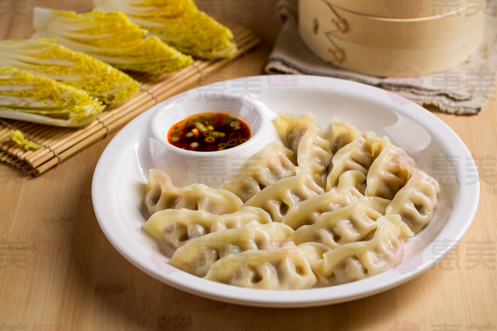 惠美餃子特色美食-白菜豬肉水餃